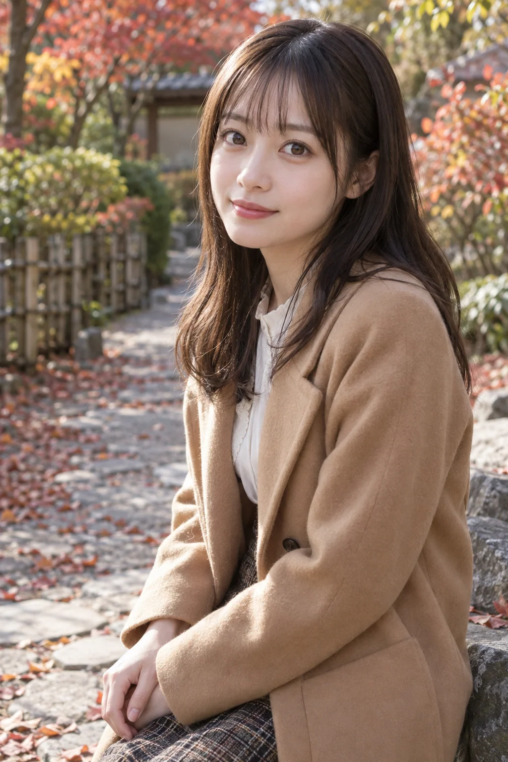 AI 生成ポートレート · Kanna Hashimoto · 2